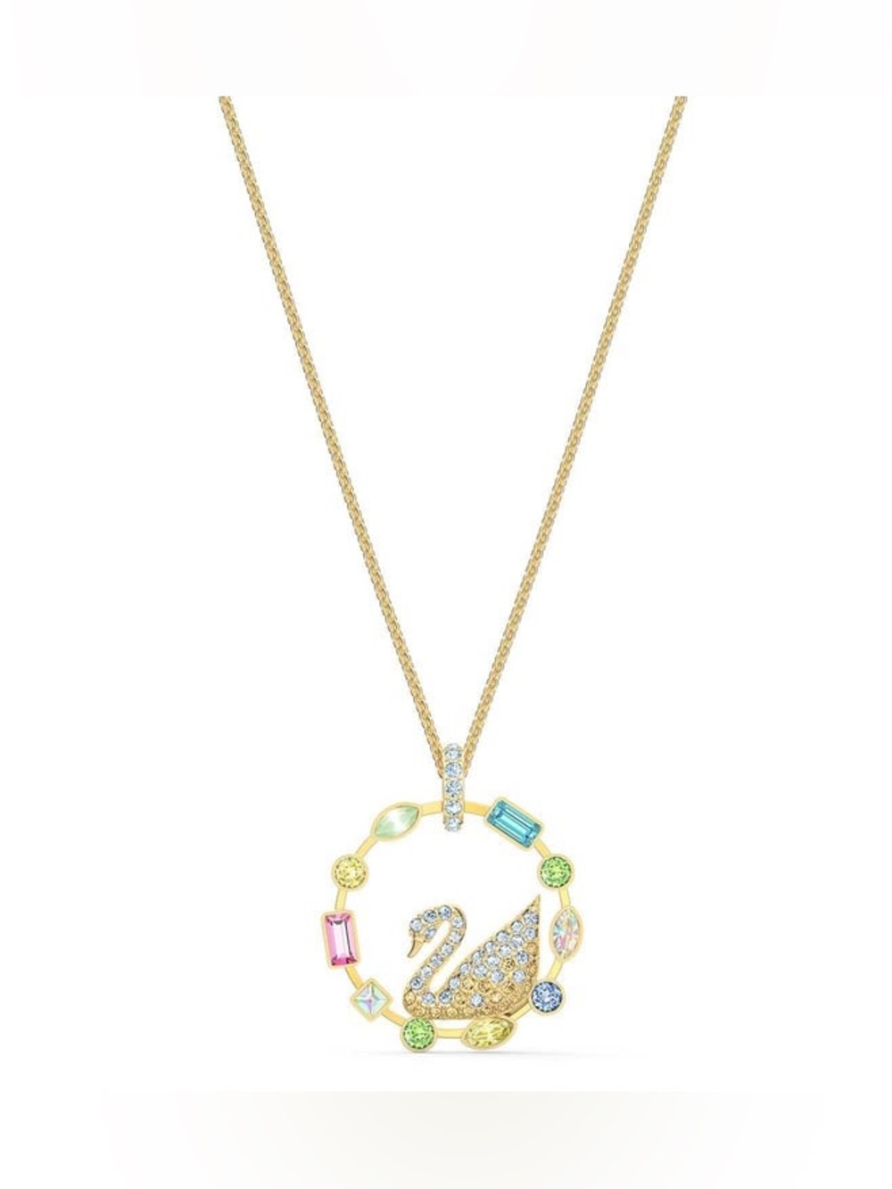 Swarovski RAINBOW SWAN:NECKLACE